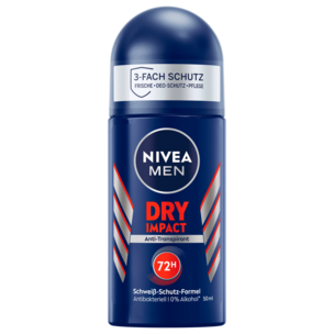NIVEA Men Deo Roll-On Dry Impact Plus Antitranspirant 50ml